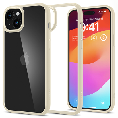 Изображение Spigen Ultra Hybrid case for iPhone 15 Plus - beig