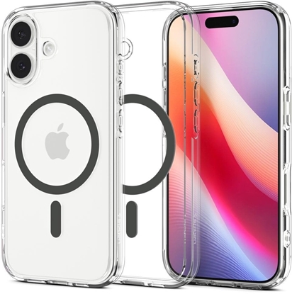 Изображение Spigen Ultra Hybrid Mag MagSafe - Etui do iPhone 17 (Clear/Graphite)