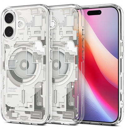 Изображение Spigen Ultra Hybrid Mag MagSafe - Etui do iPhone 17 (Zero One Natural Titanium)