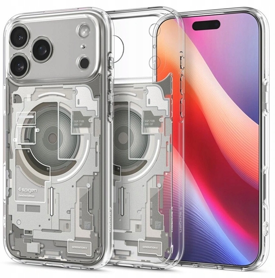 Изображение Spigen Ultra Hybrid Mag MagSafe - Etui do iPhone 17 Pro Max (Zero One Natural Titanium)