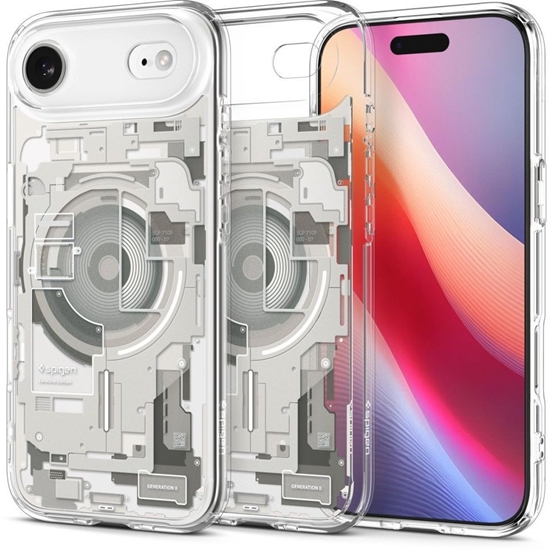 Изображение SPIGEN ULTRA HYBRID MAG MAGSAFE IPHONE 17 AIR ZERO ONE NATURAL TITANIUM