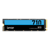 Picture of SSD|LEXAR|NM710|2TB|M.2|PCIe Gen4|NVMe|Write speed 4500 MBytes/sec|Read speed 4850 MBytes/sec|2.45mm|TBW 1200 TB|MTBF 1500000 hours|LNM710X002T-RNNNG