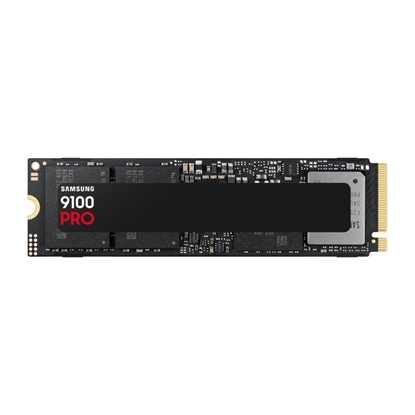 Picture of SSD|SAMSUNG|9100 PRO|4TB|M.2|PCIe Gen5|NVMe|TLC|Write speed 13400 MBytes/sec|Read speed 14800 MBytes/sec|2.38mm|TBW 2400 TB|MZ-VAP4T0BW