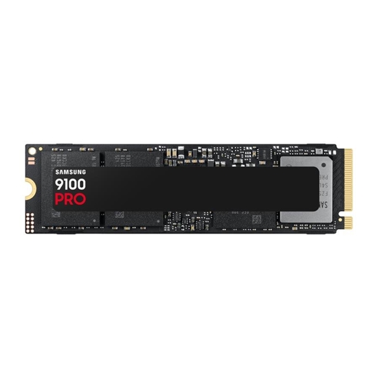 Picture of SSD|SAMSUNG|9100 PRO|4TB|M.2|PCIe Gen5|NVMe|TLC|Write speed 13400 MBytes/sec|Read speed 14800 MBytes/sec|2.38mm|TBW 2400 TB|MZ-VAP4T0BW