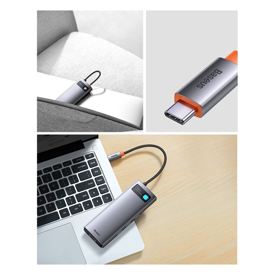 Picture of Stacja/replikator Baseus Metal Gleam USB-C (WKWG040113)