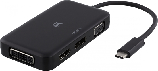 Picture of Stacja/replikator Deltaco USB-C (USBC-MULTI)