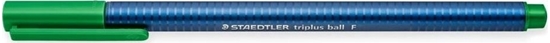Изображение Staedtler Dugopis triplus ball F zielony (10szt) STAEDTLER