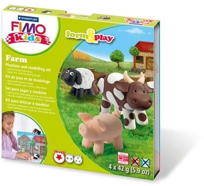 Picture of Staedtler Zestaw Fimo Kids Farma (S803401)