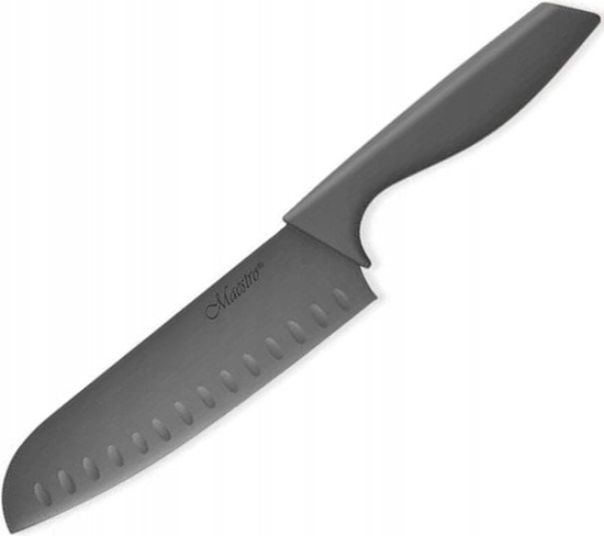 Picture of STALOWY NÓ SANTOKU 17.5CM Z POWOK CERAMICZN NIEPRZYWIERAJC POJEDYNCZY MAESTRO MR-1432