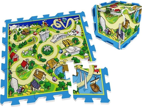 Изображение Stamp Puzzle piankowe Mata uliczka wycigi 31x31 ZA3150