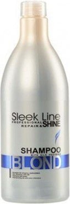 Attēls no Stapiz Sleek Line Blond Shampoo Szampon z jedwabiem do wosów blond 300ml