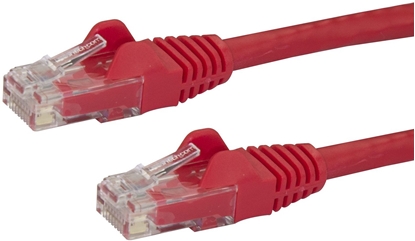Изображение StarTech.com 0,5m Cat6 Snagless RJ45 Ethernet Netzwerkkabel - Rot - 50cm Cat 6 UTP Kabel - Netzwerkkabel - RJ-45 (M) zu RJ-45 (M) - 50 cm - UTP - CAT 6 - geformt, ohne Haken, verseilt - Rot