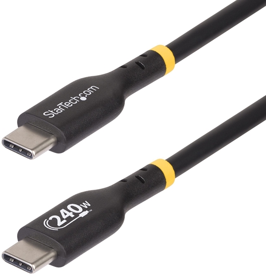 Picture of Kabel USB StarTech USB-C - USB-C 1.8 m Czarny (USB2EPR6F)