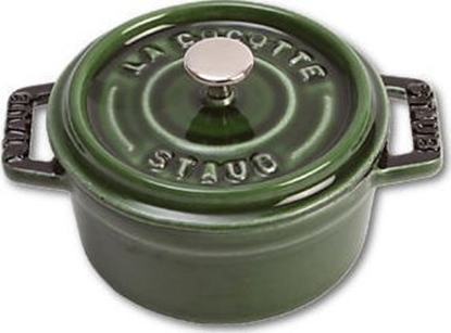 Изображение Staub Mini Cocotte 10cm round basil green, cast iron
