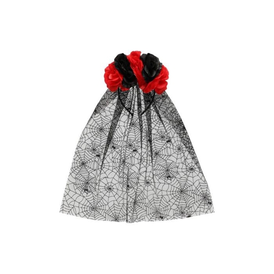 Picture of Stīpiņa Halovīna Festi rožu plīvurs