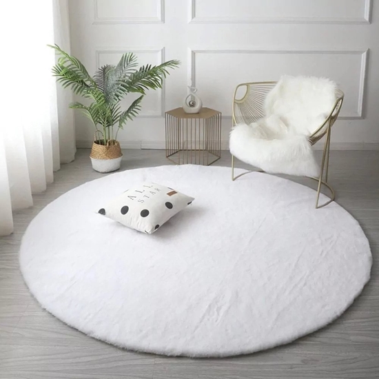 Picture of Strado Dywan okrgy Rabbit Strado 160x160 White (Biay) uniwersalny