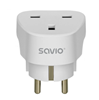 Picture of Strāvas adapteris SAVIO Travel adapter UK socket - EU plug