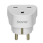 Изображение Strāvas adapteris SAVIO Travel adapter UK socket - EU plug