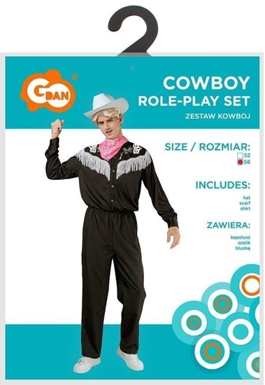 Picture of Strój dla dorosych Kowboj rozm. 56