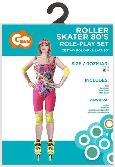 Picture of Strój dla dorosych Rolkarka Lata 80' rozm. M