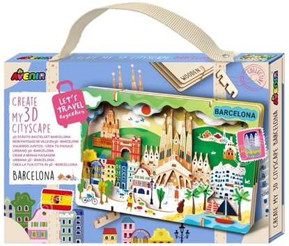 Picture of Stwórz pejza miejski Barcelona - puzzle drewniane