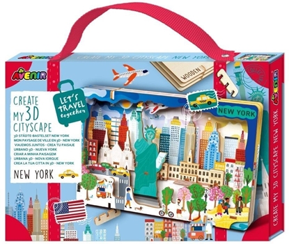 Picture of Stwórz pejza miejski Nowy Jork - puzzle drewniane