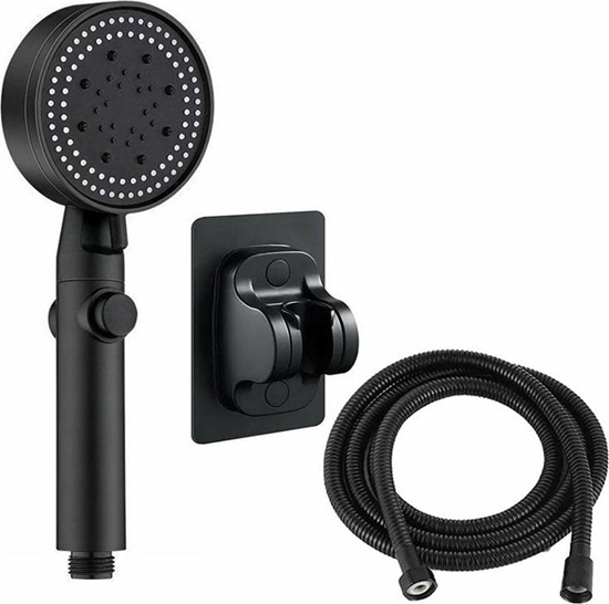 Picture of Suchawka prysznicowa Aptel SUCHAWKA Prysznicowa z wbudowanym Wentylatorem + w 150cm czarna AG894A