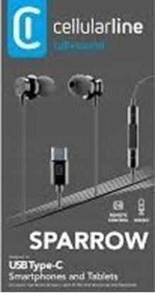 Изображение Suchawki Cellular Line Cellularline USB-C In Ear Kopfhörer mit Mikrofon Schwarz