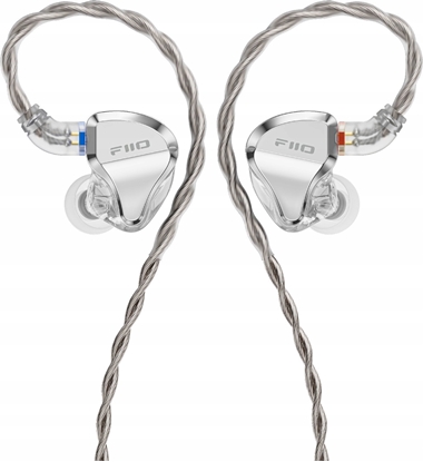Attēls no Suchawki FiiO JH5  silver - Hybrydowe IEM 1x DD 4x BA