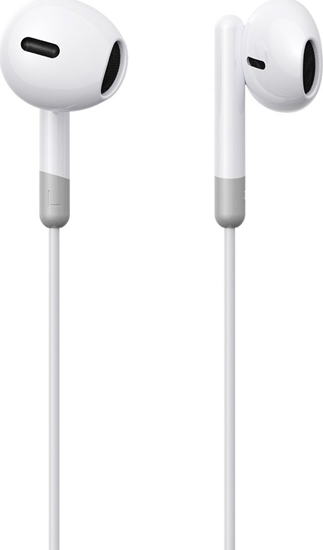 Изображение Suchawki Joyroom Suchawki przewodowe douszne mini jack 3.5mm z pilotem sterowania biae Suchawki przewodowe douszne mini jack 3.5mm z pilotem sterowania biae