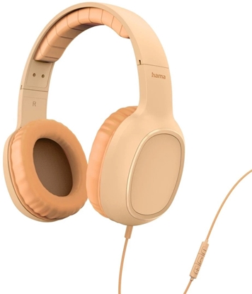 Attēls no SUCHAWKI NAUSZNE FUN C Z MIKROFONEM NEW POMARACZOWE