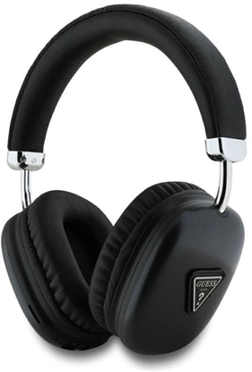 Picture of Suchawki nauszne Guess Bluetooth 5.3 Metallic Triangle Logo czarny