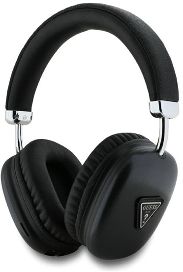 Picture of Suchawki nauszne Guess Bluetooth 5.3 Metallic Triangle Logo czarny