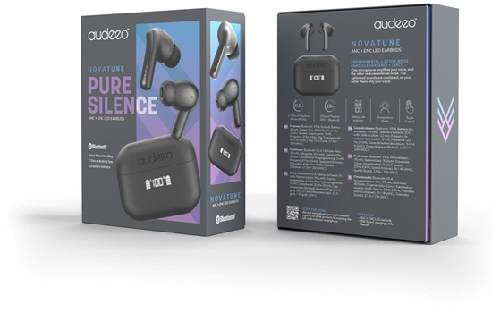 Изображение Słuchawki TWS Novatune czarne 