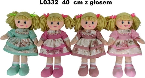 Picture of Sun-Day Lalka szmacianka 4 wzory 40 cm 156723 mix cena za 1 szt