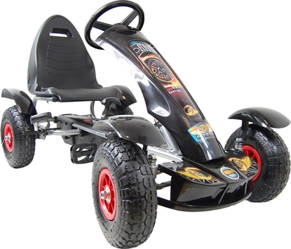 Attēls no Super-Toys WIELKI GOKART NA PEDAY FORMUA, POMP KOA/F-618 Gokart F618 Gokart 618