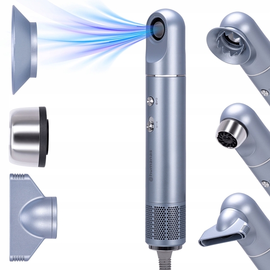 Изображение Suszarka do wosów z funkcj jonizowania Humanas AirTouch HD-AT05 - srebrna