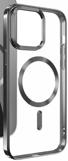 Picture of Swissten Clear Jelly Magstick Metallic Case for Apple iPhone 16
