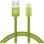 Picture of Kabel USB Swissten USB-A + USB-C - USB-C 0.2 m Zielony (8595217457980)