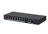 Picture of Switch|DAHUA|PFS3110-8ET1GT1GF-96|Desktop/pedestal|8x10Base-T / 100Base-TX|1x10Base-T / 100Base-TX / 1000Base-T|2x1000Base-T|PoE ports 8|96 Watts|DH-PFS3110-8ET1GT1GF-96