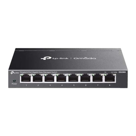 Изображение Switch|TP-LINK|Omada|ES208G|Type L2|ES208G