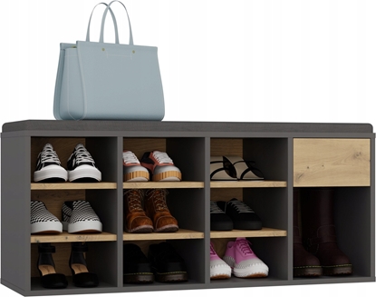 Picture of Szafka na obuwie TALLIN 1 ANTRACYT ARTISAN