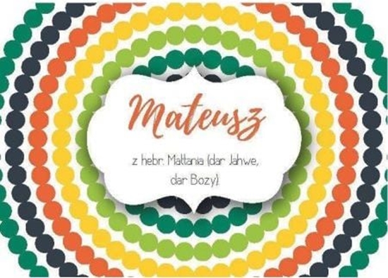 Picture of Szaron Magnes Imiona - Mateusz
