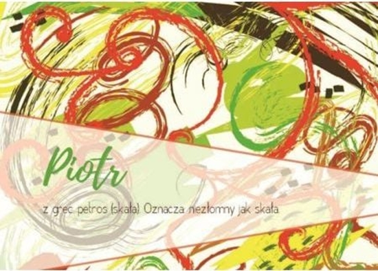 Picture of Szaron Magnes Imiona - Piotr