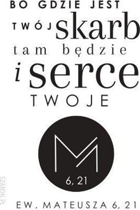 Attēls no Szaron Magnes na lodówk - Bo gdzie jest twój skarb