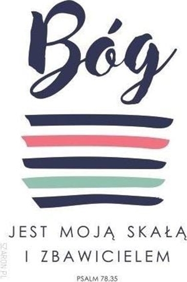 Picture of Szaron Magnes na lodówk - Bóg jest moj ska