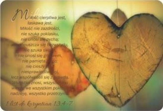 Picture of Szaron Magnes na lodówk - Hymn o mioci - Serca