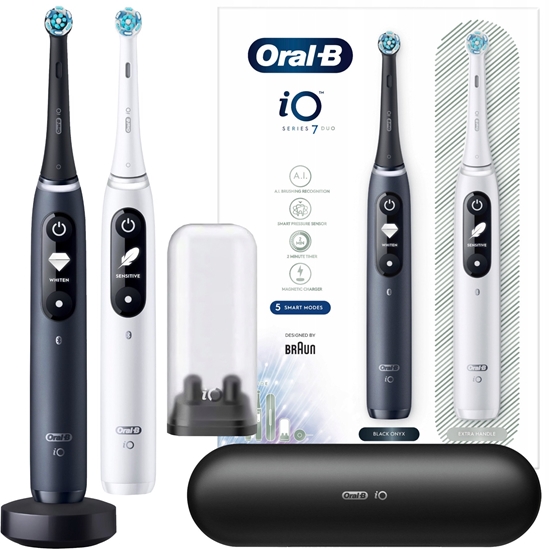 Picture of Szczoteczka Oral-B iO Series 7 Duo 2 szt. White/Black