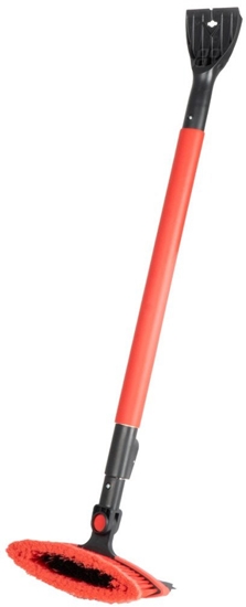 Picture of Szczotka zmiotka skrobaczka do szyb niegu lodu teleskopowa ze cigaczk wody 98-134 cm amio-04147