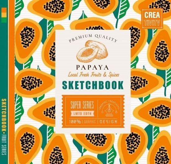 Picture of Szkicownik 200x200/36K 100g/m2 papaja FRESH